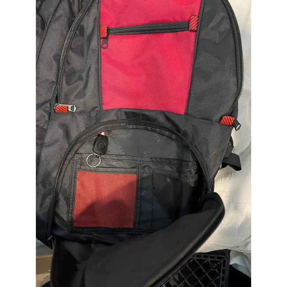 Yorepek Red Computer Charging Backpack 35L